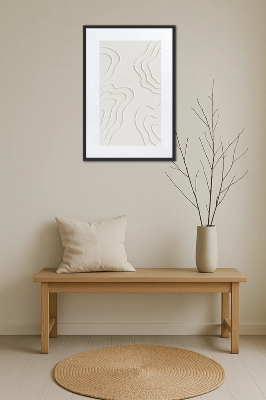 Tableau Minimaliste Relief