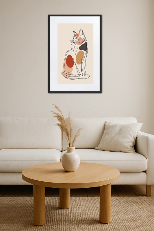 Tableau Minimaliste Salon