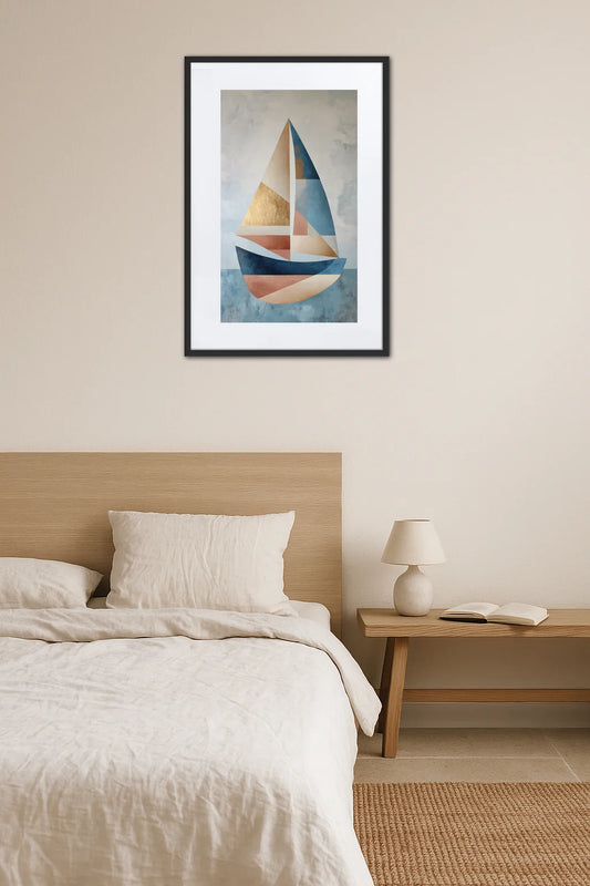 Tableau Moderne Bateau