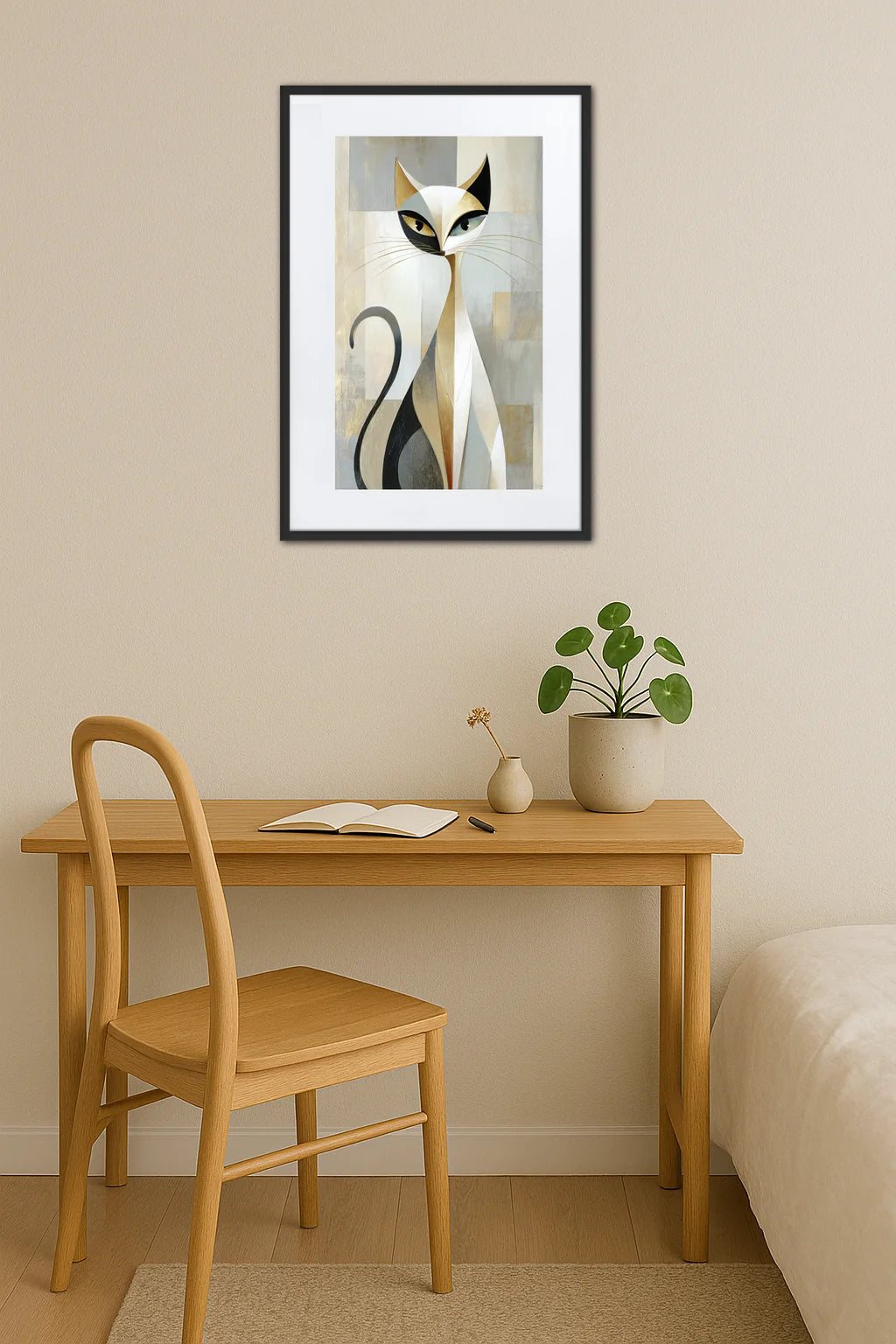 Tableau Moderne Chat