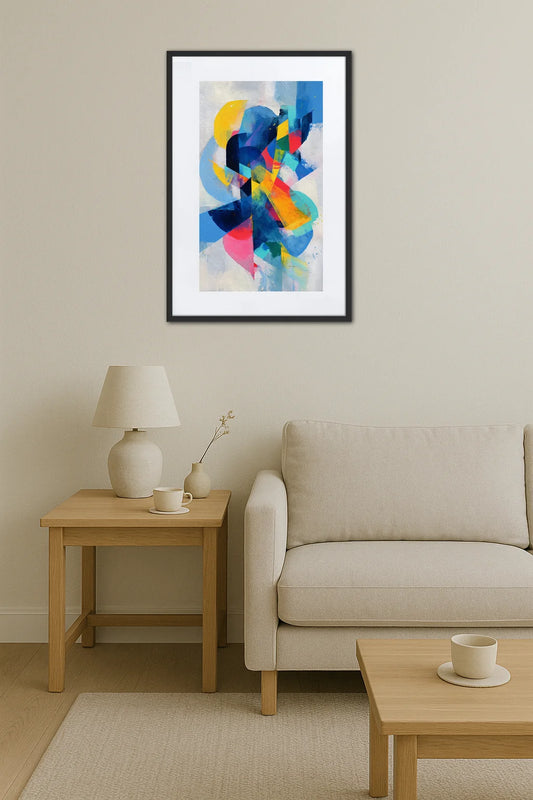 Tableau Moderne Couleur Vive