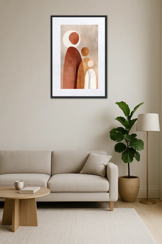 Tableau Moderne Famille