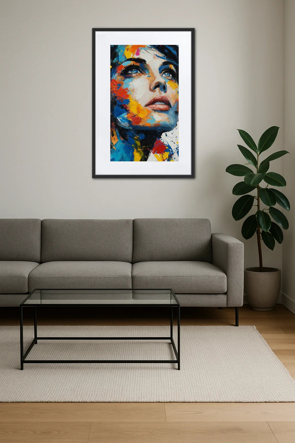 Tableau Moderne Femme