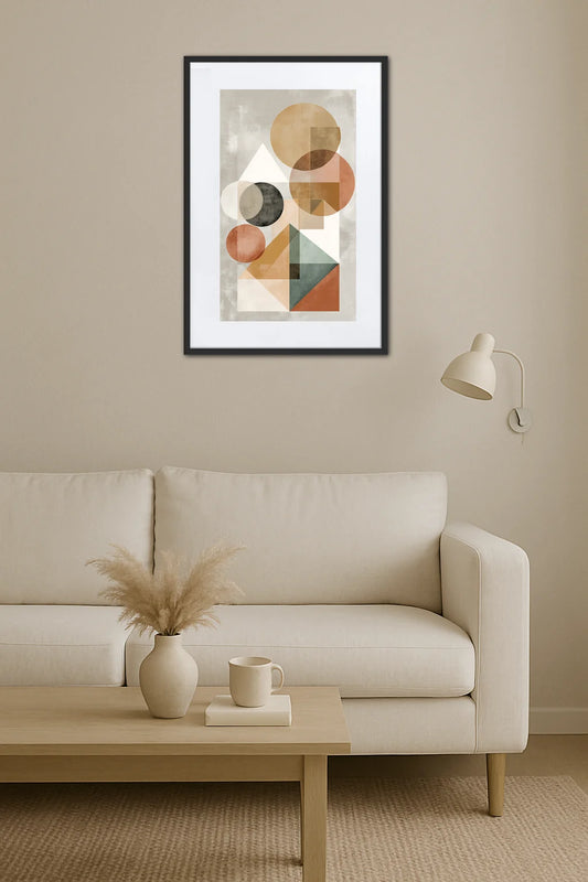 Tableau Moderne Forme Geometrique