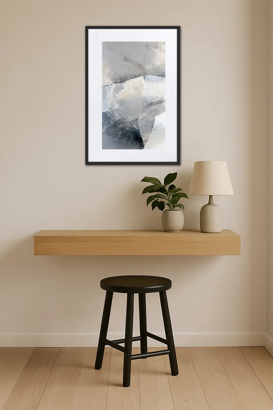 Tableau Moderne Gris