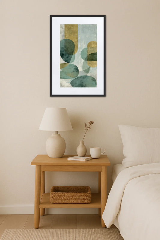 Tableau Moderne Kaki