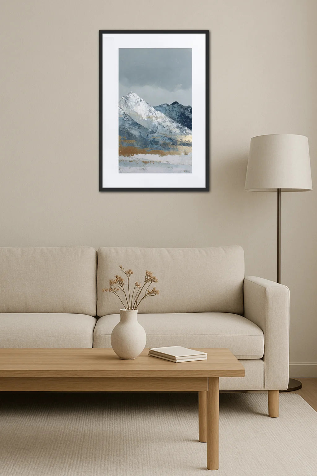 Tableau Moderne Montagne
