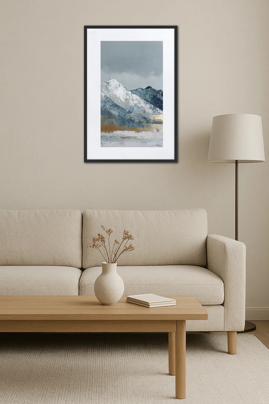 Tableau Moderne Montagne