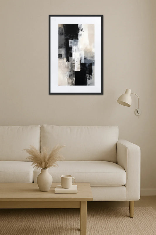 Tableau Moderne Noir