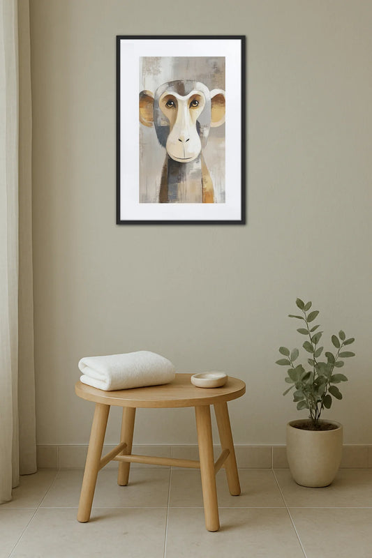 Tableau Moderne Singe