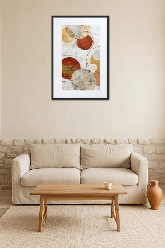 Tableau Moderne Terracotta