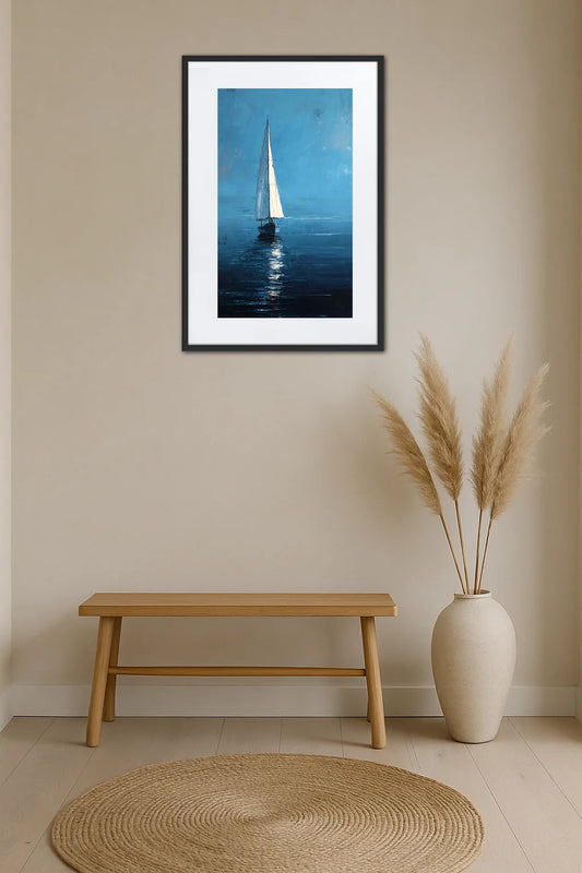 Tableau Moderne Voilier
