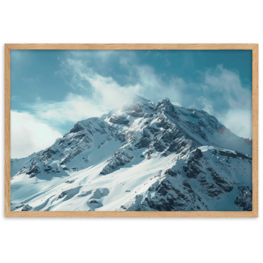 Tableau Montagne Neige