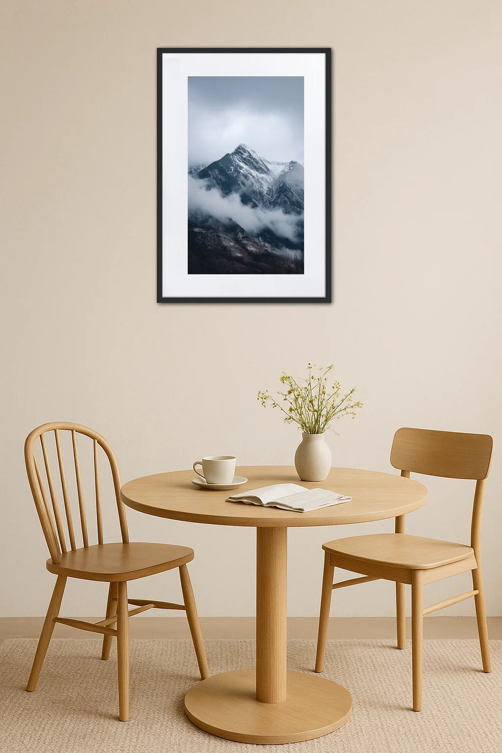 Tableau Montagne Nuage