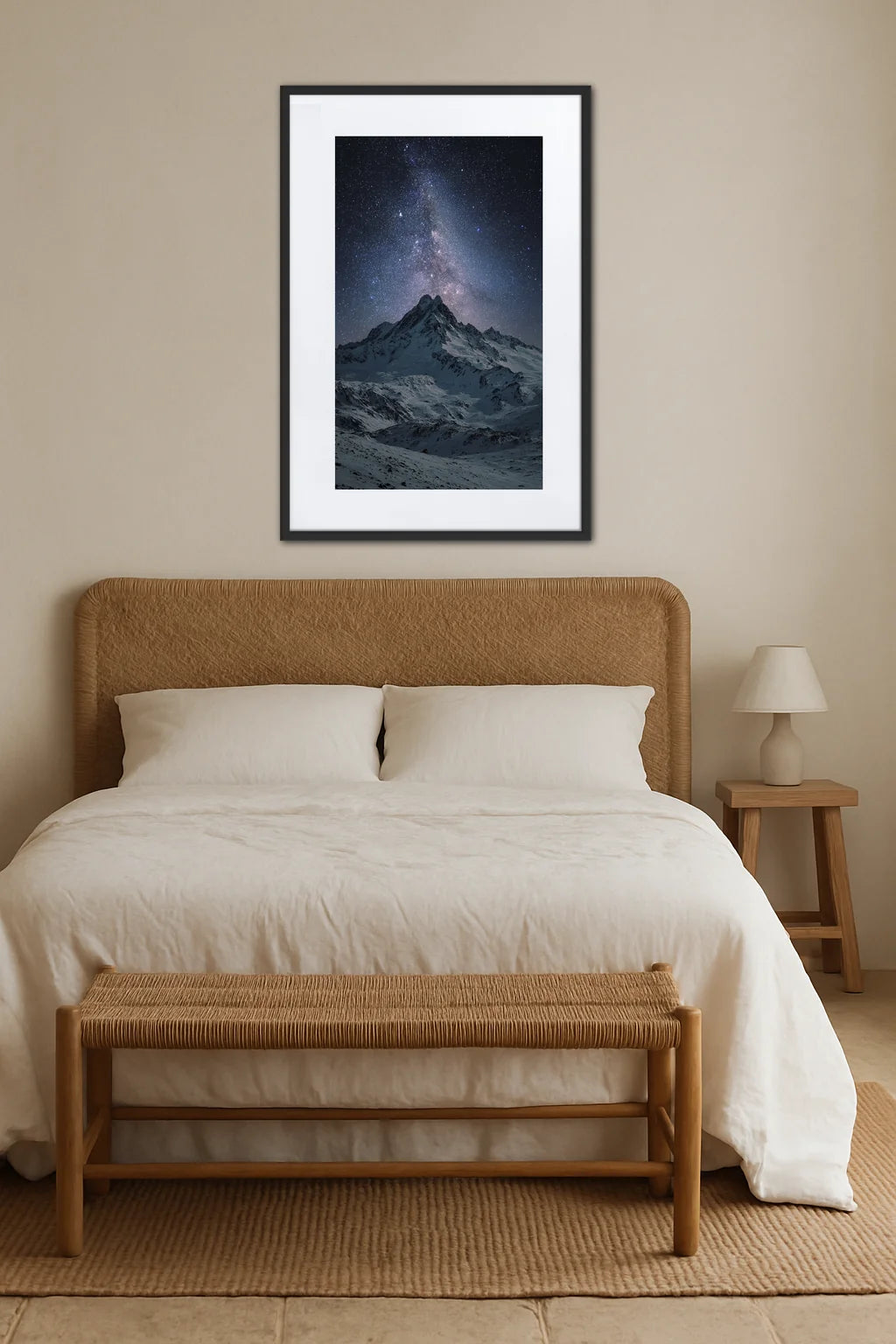 Tableau Montagne Nuit