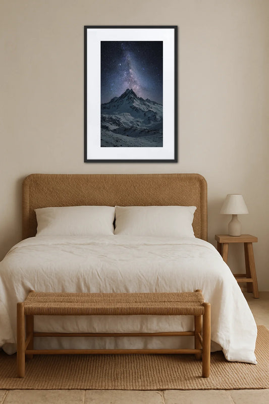 Tableau Montagne Nuit