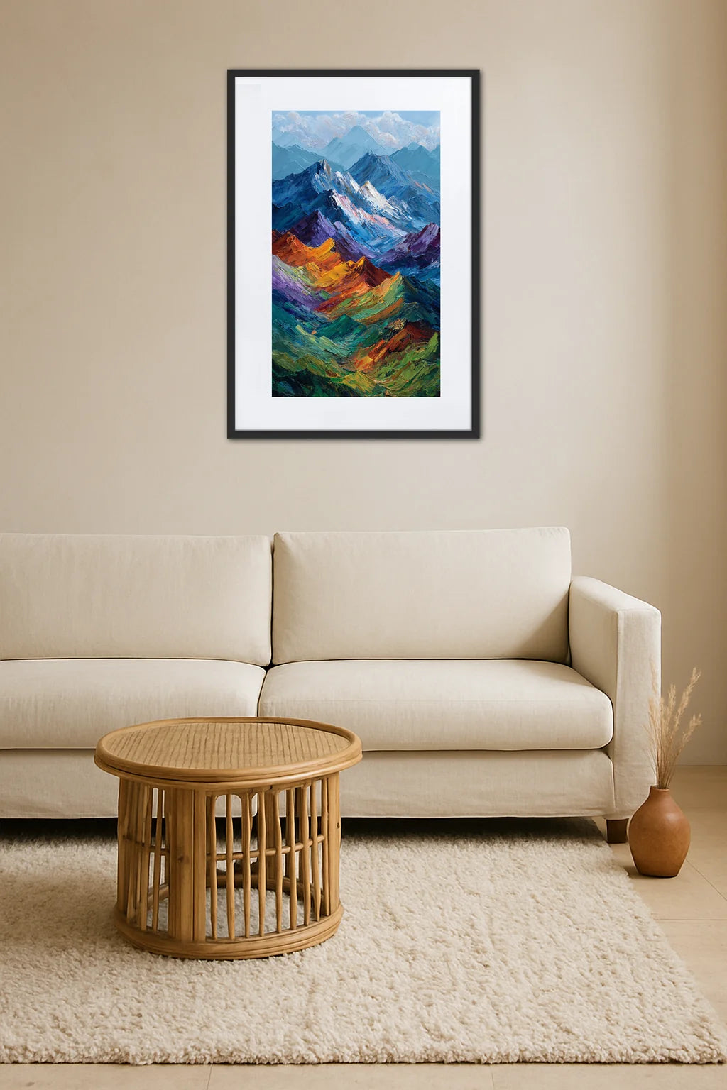 Tableau Montagne Original