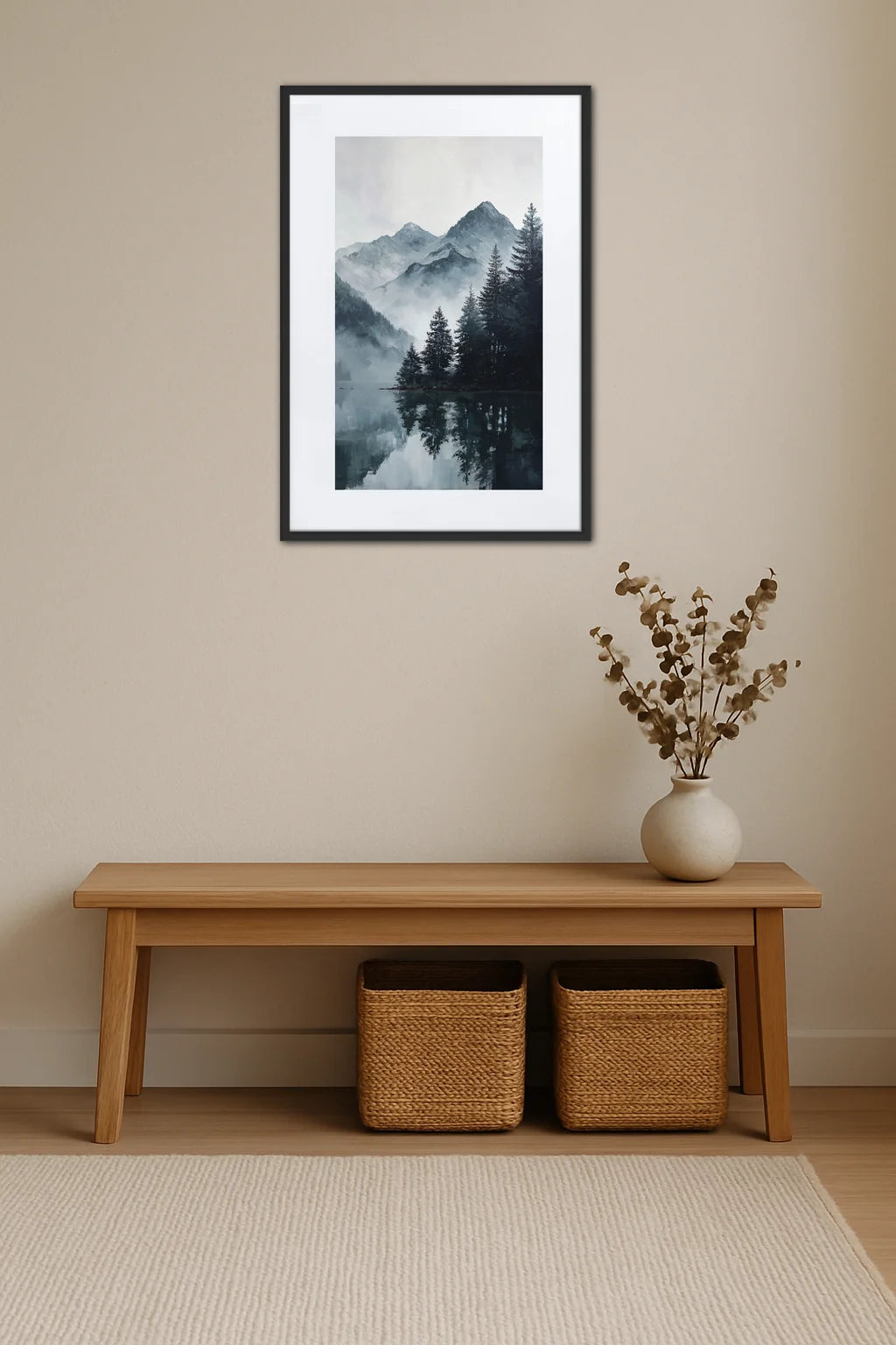 Tableau Montagne Salon