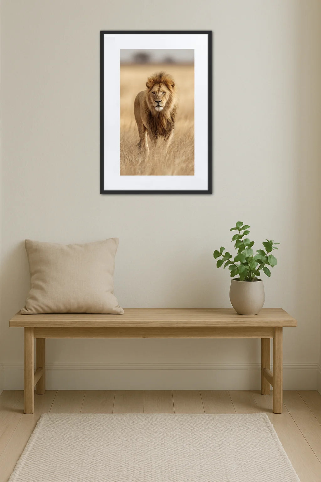 Tableau Mural Lion