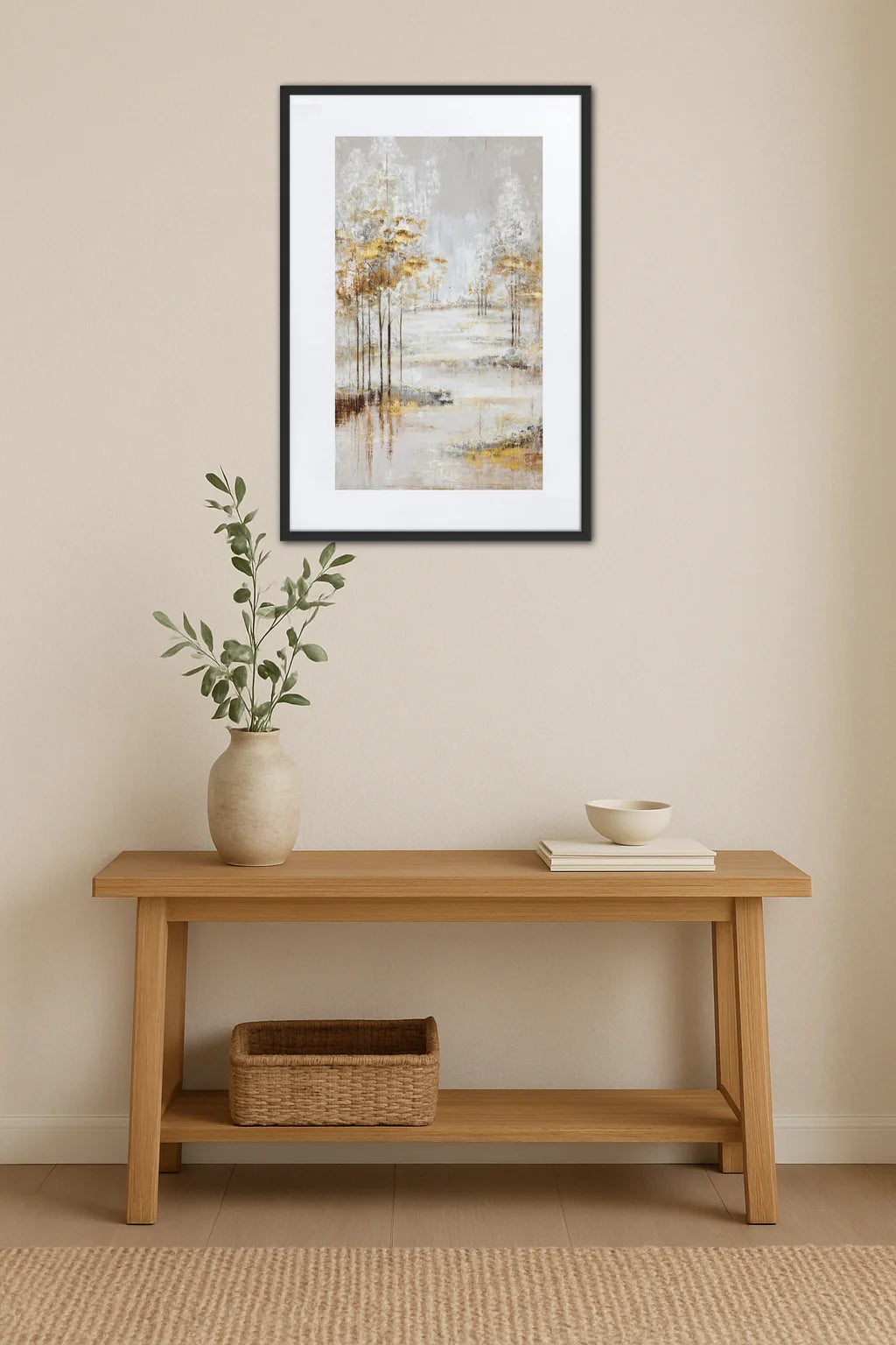 Tableau Neige Moderne