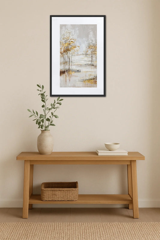 Tableau Neige Moderne
