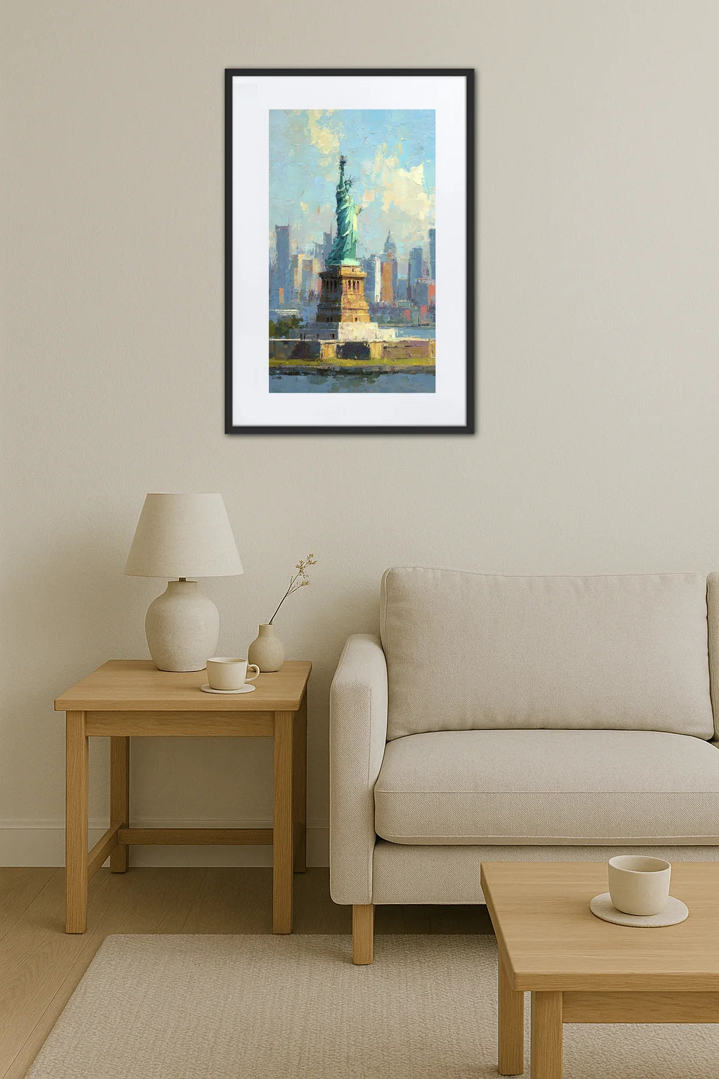 Tableau New York Statue De La Liberté  