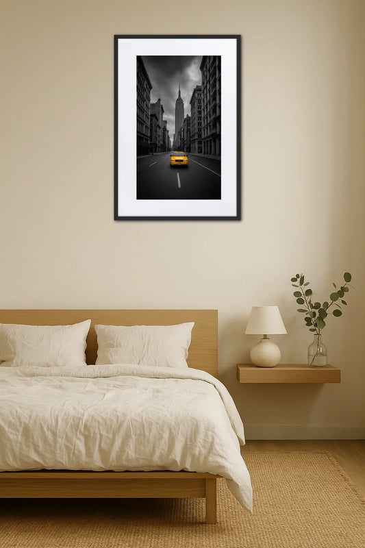Tableau Noir Et Blanc Avec Couleur