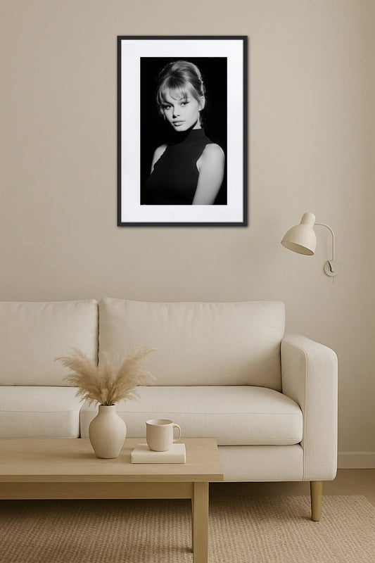 Tableau Noir Et Blanc Brigitte Bardot