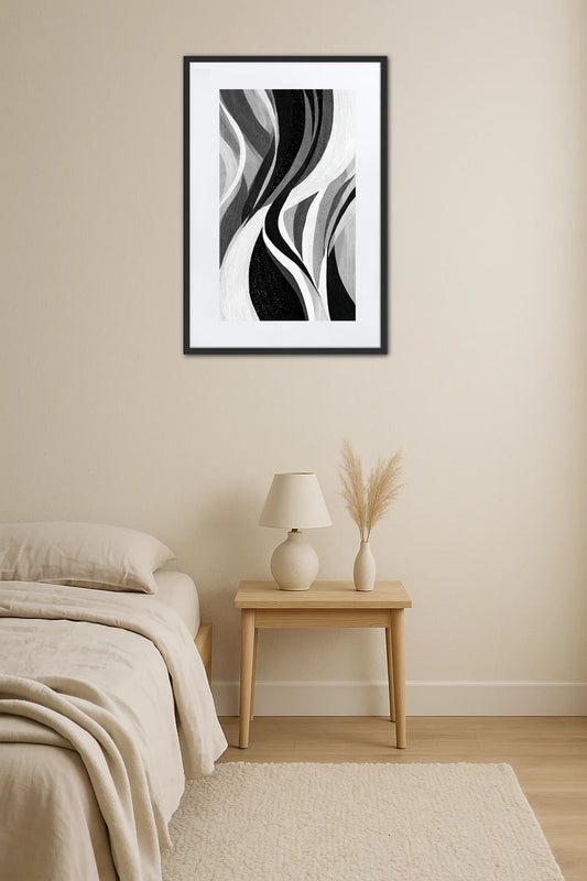 Tableau Noir Et Blanc Chic