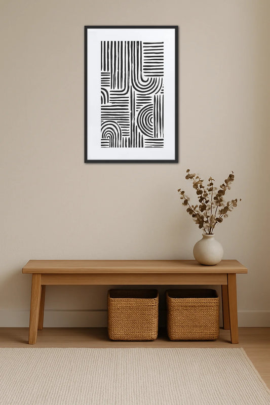 Tableau Noir Et Blanc Deco