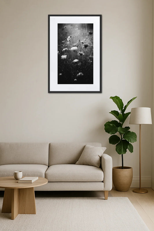 Tableau Noir Et Blanc Nature