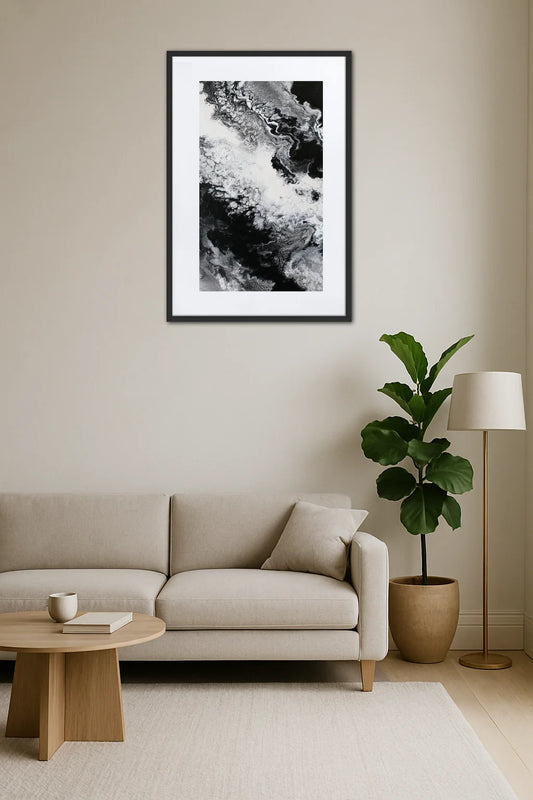 Tableau Noir Et Blanc Original