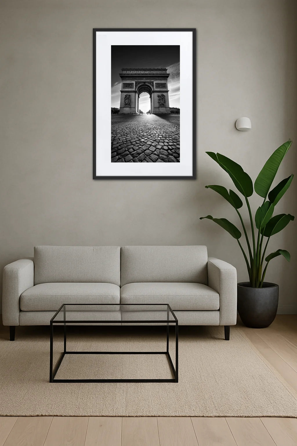Tableau Noir Et Blanc Paris