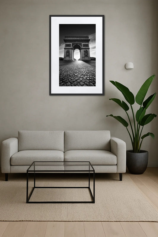 Tableau Noir Et Blanc Paris