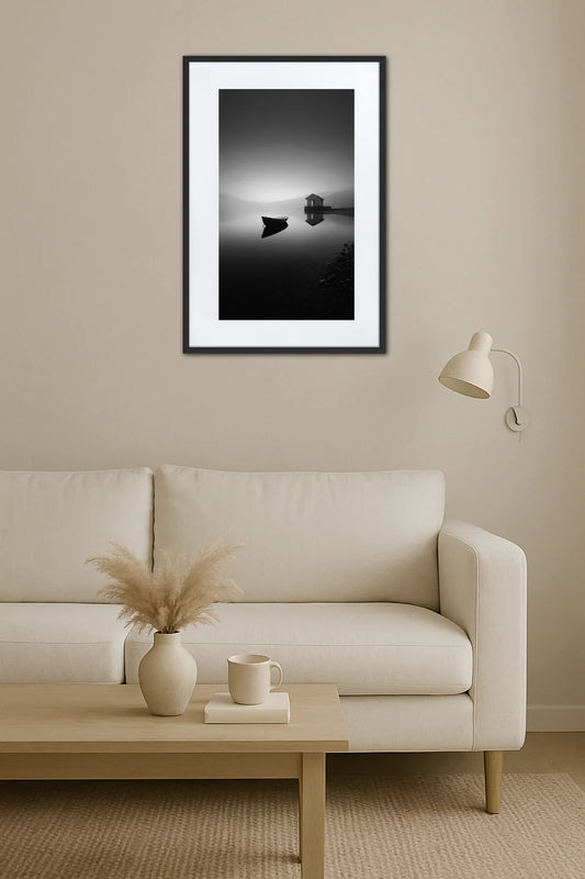 Tableau Noir Et Blanc Paysage