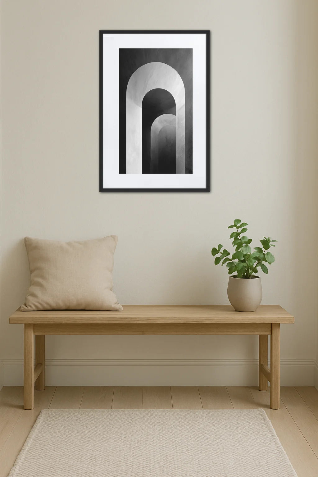 Tableau Noir Et Blanc Salon