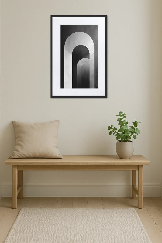 Tableau Noir Et Blanc Salon