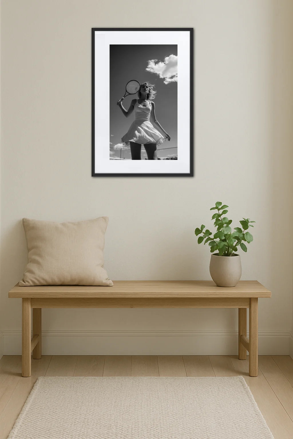Tableau Noir Et Blanc Sport