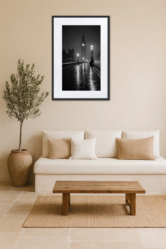 Tableau Noir Et Blanc Ville