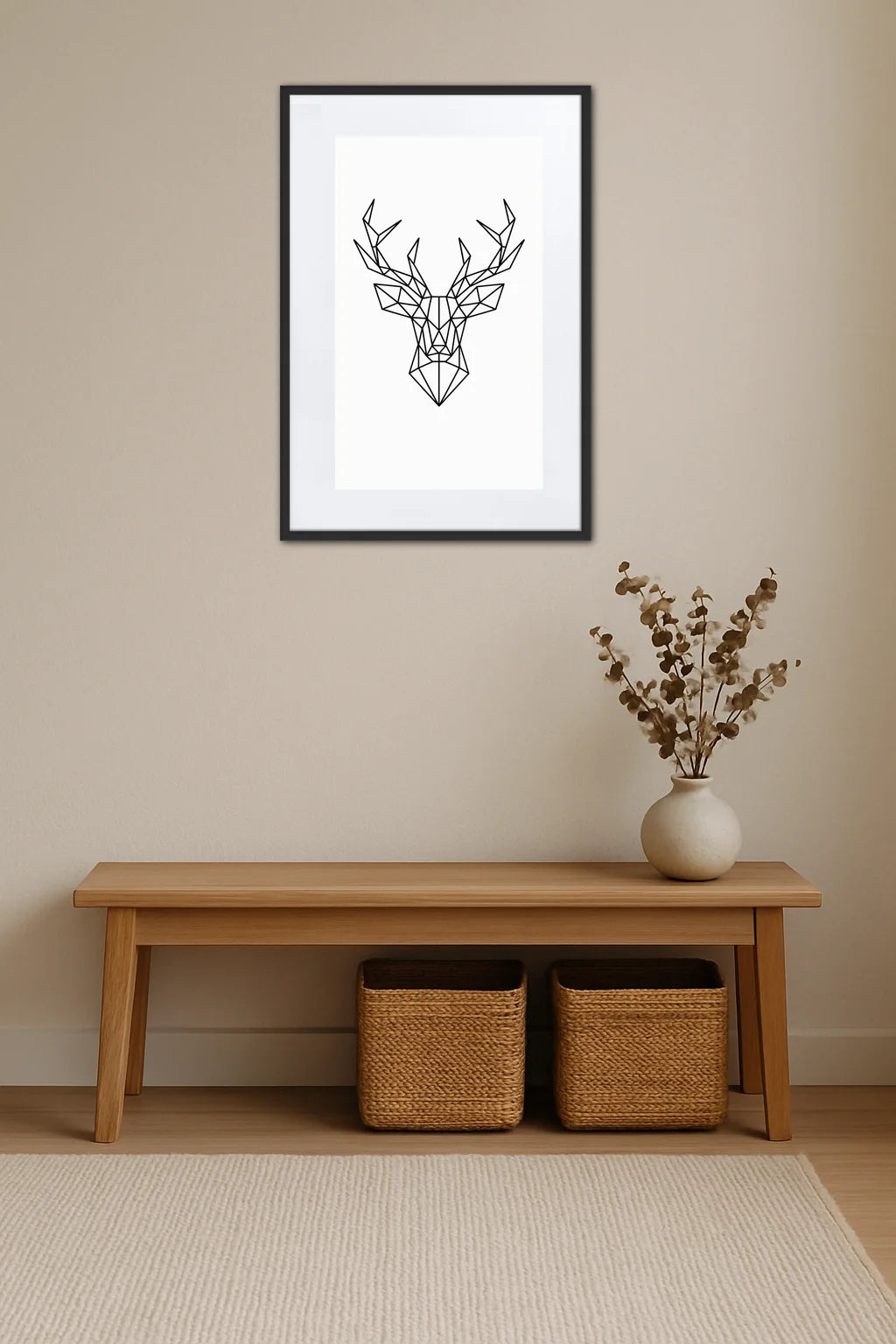 Tableau Origami Scandinave