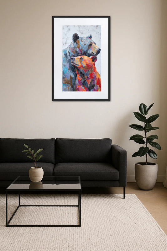 Tableau Ours Moderne