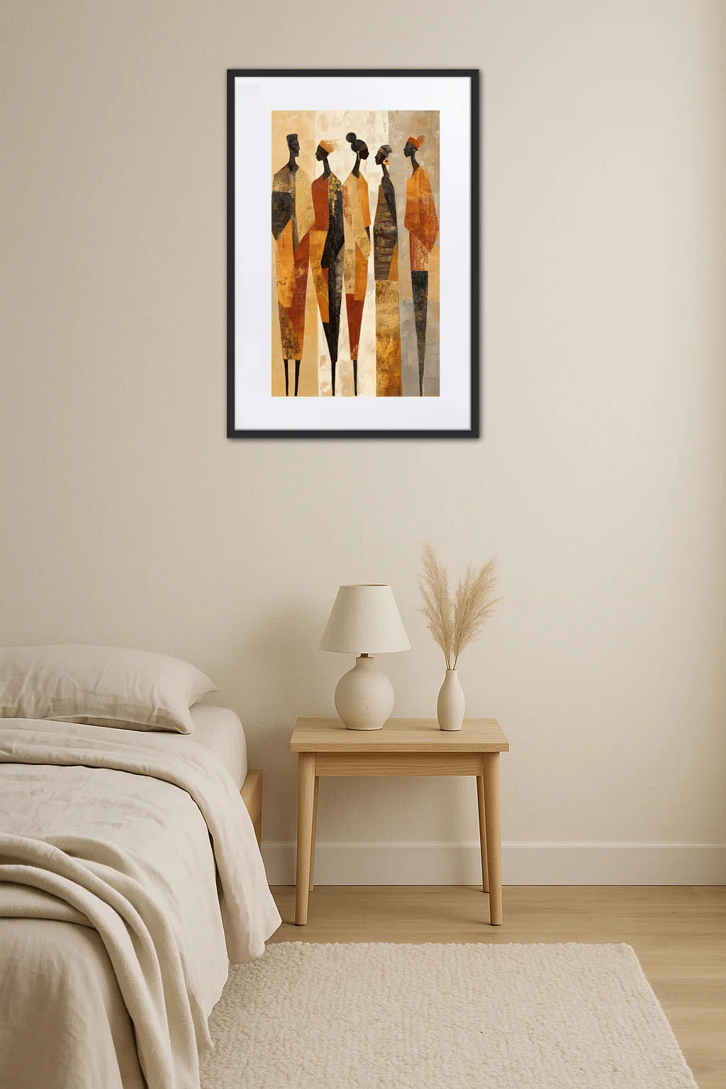 Tableau Personnage Africain