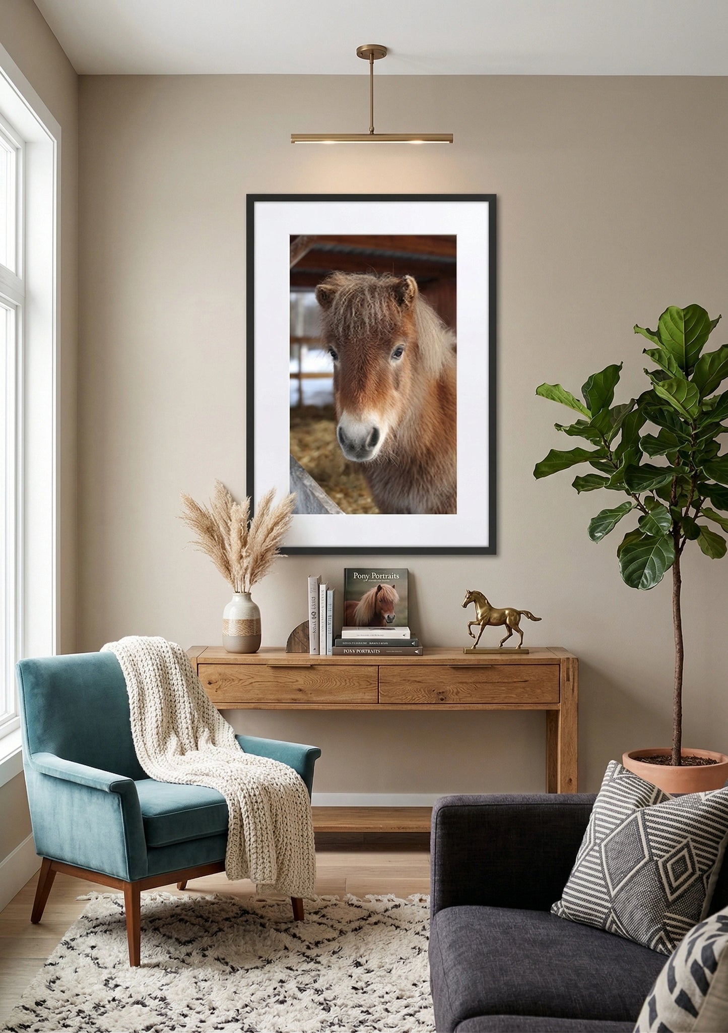 Tableau poney