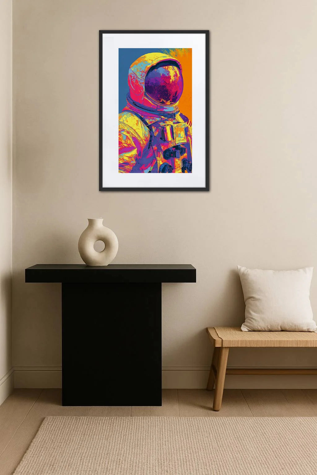 Tableau Pop Art Astronaute