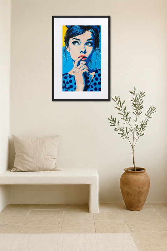 Tableau Pop Art Bleu