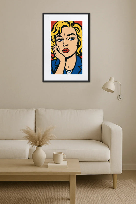 Tableau Pop Art Cartoon