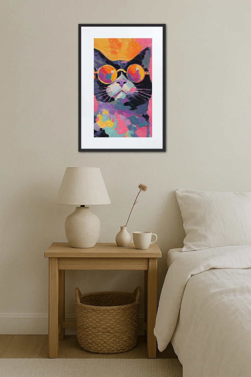 Tableau Pop Art Chat