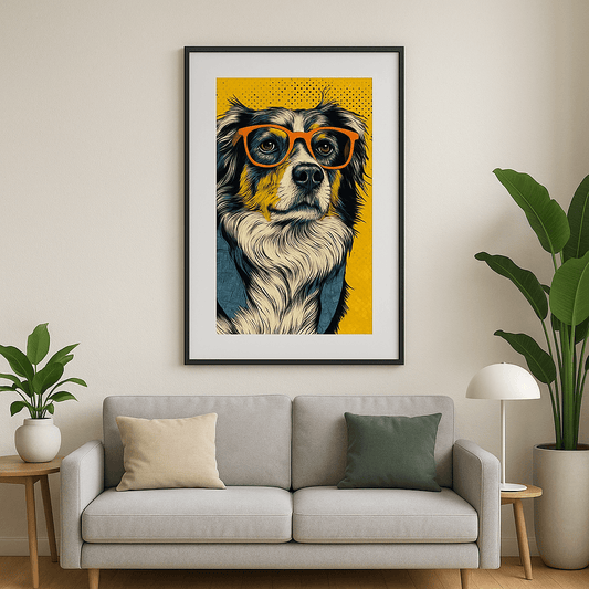 Tableau Pop Art Chien