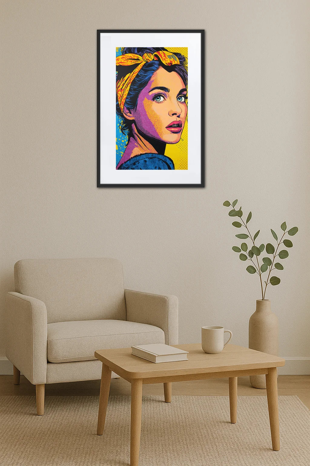 Tableau Pop Art Femme
