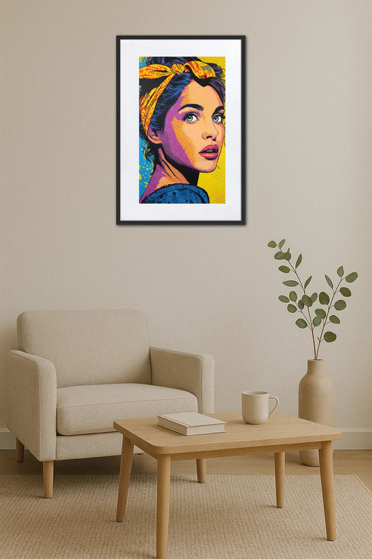 Tableau Pop Art Femme